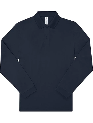 B&C My Polo 180 LSL Piqué polo s dlouhým rukávem 01.U425 navy B&C My Polo 180 LSL Piqué polo s dlouhým rukávem 01.U425 navy