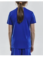 Craft Teamwear Squad Go Jersey Solid Jr Dětské sportovní tričko s výstřihem do V 82.5582 sweden yellow