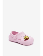 Dětské Pěnové Pantofle S Potiskem Růžové LEMIGOSE 880