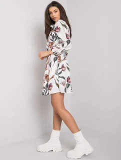 Šaty RO SK E01.49P bílá zelená