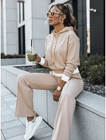 SANELIS dámská tepláková souprava světle béžová FashionStreet AY0985