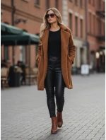 Dámský zimní kabát teddy fur brown FashionStreet NY0752z