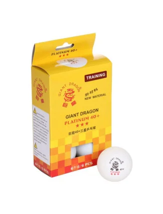 Sada míčků na stolní tenis Smj Giant Dragon Platinum Star*** 6 ks 8333