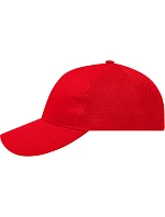 Daiber MB 6216 6 panelová kšiltovka ze vzdušné síťoviny 03.6216 red Daiber MB 6216 6 panelová kšiltovka ze vzdušné síťoviny 03.6216 red