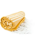 The One Towelling Hamam Sultan Hamam ručník "Sultan" 48.1019 gold yellow/white The One Towelling Hamam Sultan Hamam ručník "Sultan" 48.1019 gold yellow/white