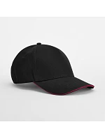 Beechfield B 825C 5 panelová kšiltovka sandwich EarthAware® 53.825C black/classic red Beechfield B 825C 5 panelová kšiltovka sandwich EarthAware® 53.825C black/classic red