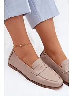 Mokasíny z přírodní kůže Vinceza Béžové