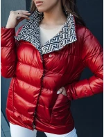 Dámská prošívaná přechodná bunda DELSY červená FashionStreet TY4417