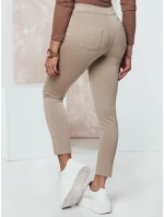 Dámské kalhoty MODSTORY beige FashionStreet UY2179 Dámské kalhoty MODSTORY beige FashionStreet UY2179