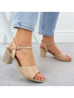 Béžové dámské sandály na jehlovém podpatku Vinceza 20275 Béžové dámské sandály na jehlovém podpatku Vinceza 20275