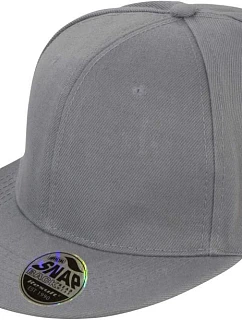 Result Headwear RC 083X 6 panelová kšiltovka s plochým kšiltem 28.083X heather grey