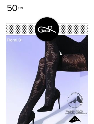 Gatta Floral 01 barva:nero