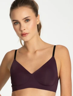 Julimex Simple T-shirt podprsenka barva:dark plum