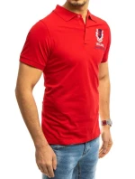 FashionStreet pánská červená polokošile PX0357