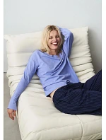 Kalhoty Mix & Match Trousers Poplin modré - TRIUMPH Kalhoty Mix & Match Trousers Poplin modré - TRIUMPH