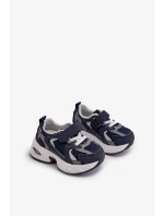 Dětská sportovní obuv Tenisky na suchý zip, Navy Blue Rulagia