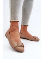 Dámské baleríny 9988-69 tělové - Sweet shoes Dámské baleríny 9988-69 tělové - Sweet shoes