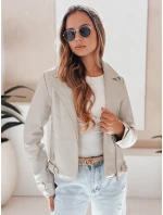 Dámská kožená bunda DARKGLORY šedá FashionStreet TY5216