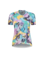 Rogelli dámský dres VINTAGE žlutozelený S