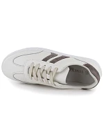 Dámské krémové kožené polobotky Vinceza 41505