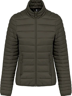 Kariban K 6121 Lehká dámská prošívaná bunda 20.6121 dark khaki