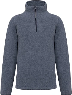 Kariban K 912 Mikrofleecová mikina s 1/4 zipem "Enzo" 20.K912 french navy heather
