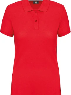 WK WK 275 Dámské pracovní piqué polo z těžké bavlny 20.W275 red