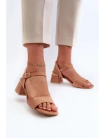 Sandály LT33 karamelové - Step in style