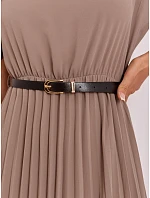 Dámské šaty DHJ SK 8839 1.23X hnědé - FPrice Dámské šaty DHJ SK 8839 1.23X hnědé - FPrice