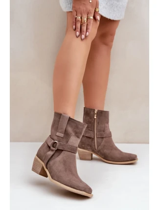 Boty na podpatku  model 203867 Step in style