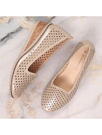 Potocki W SZ12018 WOL130B boty na středním podpatku s podpatky