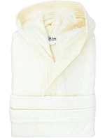The One Towelling Velour Bathrobe Župan s kapucí 48.1043 ivory The One Towelling Velour Bathrobe Župan s kapucí 48.1043 ivory