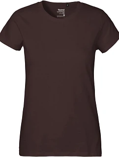 Neutral O 80001 Dámské tričko z těžké bio bavlny 77.8001 brown