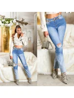 Sexy džíny s vysokým pasem J5317D - Koucla Sexy džíny s vysokým pasem J5317D - Koucla