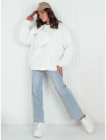 Dámská oversize mikina BOWLOOP ecru FashionStreet BY1263