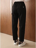 Dámské džíny Mom Fit s vysokým pasem, černé, FashionStreet UY3208 Dámské džíny Mom Fit s vysokým pasem, černé, FashionStreet UY3208