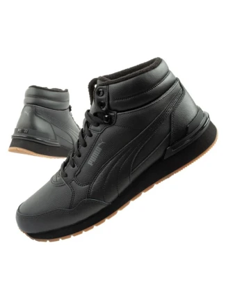 Puma ST Runner v4 Mid sportovní boty pánské kotníkové tenisky černé