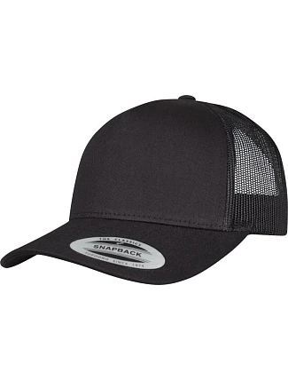 Flexfit 6506 5 panelová Retro Trucker kšiltovka 55.6506 black Flexfit 6506 5 panelová Retro Trucker kšiltovka 55.6506 black