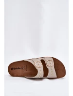 Pohodlné dámské pantofle Inblu béžové CP000054