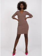 Šaty RV SK 7454.11P hnědá