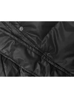 Černá volná dámská zimní bunda (5M3185-392)