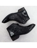 Dámské boty Bagger s ponožkou černé Sabatina