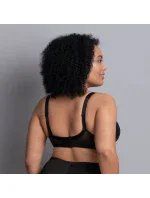 Lace Rose soft podprsenka s pěnovou výztuží 5618 black - RosaFaia