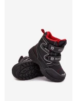 Dětské zateplené sněhule / trapery Big Star - tmavě modrá