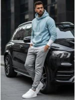 Pánská mikina s kapucí modrá FashionStreet BX5107