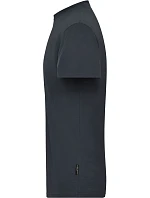 Daiber JN 1802 Pánské pracovní tričko z bio bavlny - Solid 02.1802 carbon