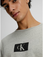 Pánské tričko Organic Cotton Lounge T-Shirt CK96 000NM2399EP7A šedá - Calvin Klein
