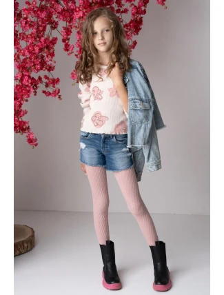 DÍVČÍ PUNČOCHÁČE S RELIÉFNÍM GEOMETRICKÝM VZOREM MILLOTIC JUNIOR DR2429 DÍVČÍ PUNČOCHÁČE S RELIÉFNÍM GEOMETRICKÝM VZOREM MILLOTIC JUNIOR DR2429