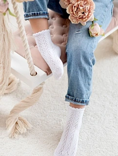 Dětské prolamované ponožky -ŻUR-thin 1511.001