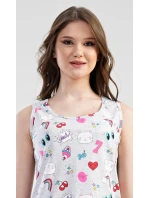 Dámská noční košile na ramínka Kitty Dámská noční košile na ramínka Kitty